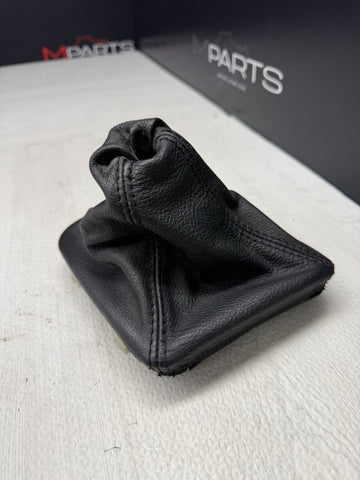 BMW E46 323 325 330 M3 Leather Shift Shifter Tri Stitch Boot Cover + Ring