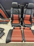 08-13 BMW E93 M3 OEM Complete Convertible Interior Seats Fox Red Black *Notes*