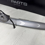 01-06 BMW E46 M3 Convertible Trunk Lid Grip Key Deck Handle Silver Gray