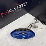 BMW 15-20 F87 M2 F30 F31 F80 F82 F83 M3 M4 Front Left Driver Brake Caliper Blue