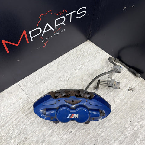 BMW 15-20 F87 M2 F30 F31 F80 F82 F83 M3 M4 Front Left Driver Brake Caliper Blue