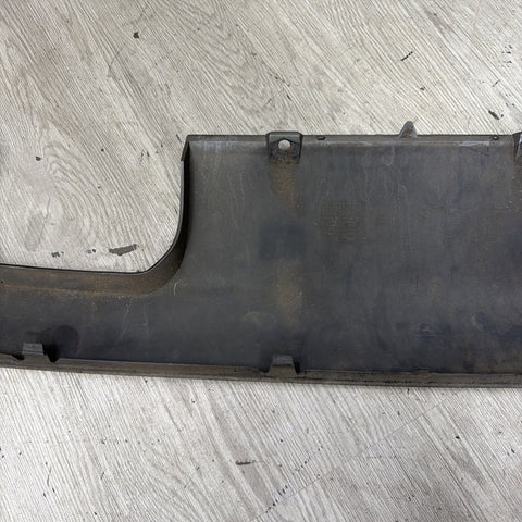 01-06 BMW E46 M3 Rear Bumper Lower Lip Diffuser Trim Panel OEM Jet Black *Crack*