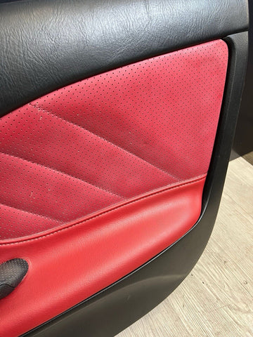 Honda S2000 S2k Red Door Panel Card Trim Right Passenger