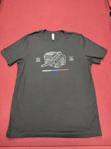 Mpartsworldwide X Precision Tee T Shirt T-Shirt 2025 Black S54 Design Large L