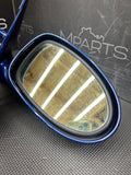 OEM 1999-2003 BMW E39 M5 Door Side Mirrors Power Fold Lemans Blue