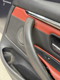 15-20 BMW F82 F83 M4 Front Right Passenger Leather Door Card Panel Sahkir Orange