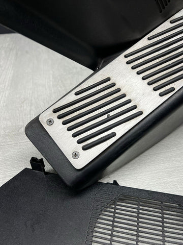 91-99 BMW E36 3 Series M3 Dead Pedal Cover Kick Panels Trims Covers Black OEM