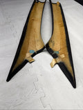 BMW E39 A PILLARS TRIM BLACK FRONT PAIR LEFT RIGHT OEM M5 *Broken*