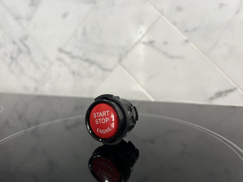 BMW Start / Stop Switch Button Cover Cap Red Gloss Black E70 E71 X5M X6M