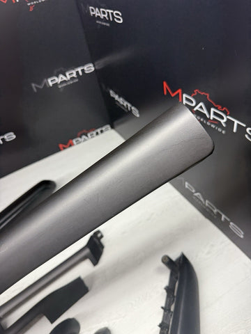 01-06 BMW E46 M3 Convertible Interior Armrests Trim Set Sprayed Black