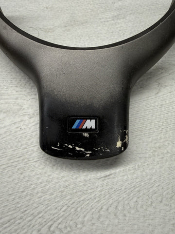 OEM 01-06 BMW E46 M3 Lower Steering Wheel Trim Cover Plate Titan Shadow Grey