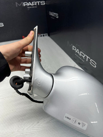 01-06 BMW E46 M3 Left Driver Side View Mirror Titanium Silver