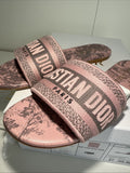 NEW Christian Dior Dway Sandals 62P Chateau Ros Toile de Jouy E Size 37