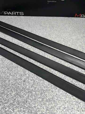 BMW E36 M3 Sedan 1992-1998 Black Door Mouldings Trims Set OEM