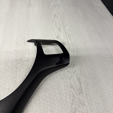 08-13 BMW E90 E92 E93 M3 Lower Steering Wheel Trim Cover Plate Black *Peeling*