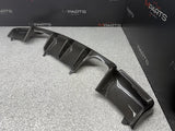 NEW 08-13 BMW E92 E93 M3 Carbon Fiber Rear Bumper Diffuser V Style
