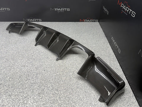 NEW 08-13 BMW E92 E93 M3 Carbon Fiber Rear Bumper Diffuser V Style