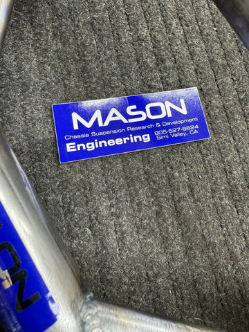 MASON ENGINEERING 01-06 BMW E46 M3 1 PC RACING STRUT TOWER BRACE CARBON STEEL