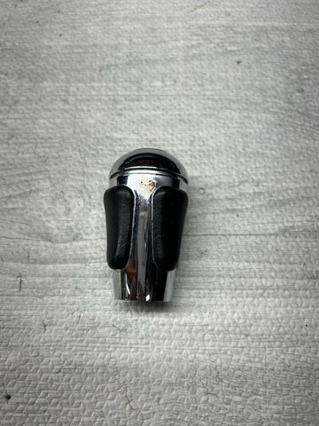 2004-2006 BMW E46 M3 SMG GEAR SHIFT KNOB NAPPA LEATHER CHROME OEM