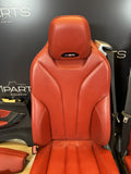 15-20 OEM BMW F83 M4 Convertible Sakhir Orange Red Complete Interior Seats Set