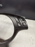 OEM 01-06 BMW E46 M3 Upper Lower Steering Wheel Trim Cover Plate Black