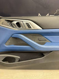 BMW 21-26 G82 G83 M4 Coupe Front Right Passenger Side Door Panel Fjords Blue