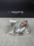 Genuine BMW E46 Cabrio Front Left White Turn Corner Light OEM 63137165857 Used