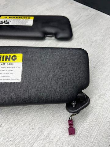 07-13 BMW E88 E93 128 328 335 M3 Convertible Sun Visors Black 7139447 7139448