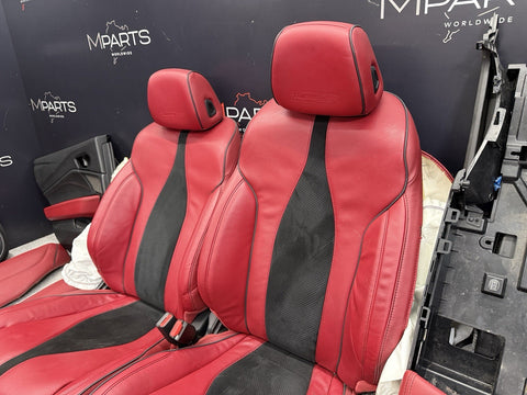 21-25 ACURA TLX TYPE S INTERIOR SET RED ALCANTARA LEATHER SEATS OEM 7K MILES