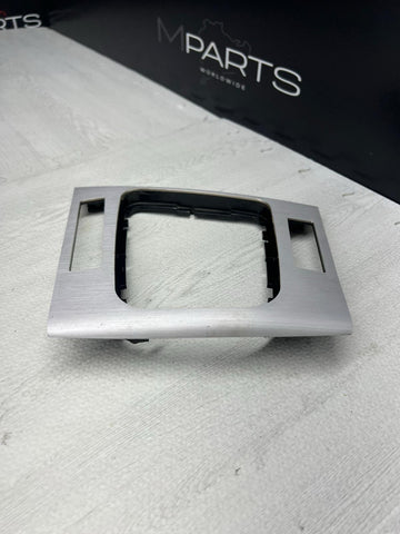 01-06 BMW E46 M3 Convertible Interior Center Shift Shifter Trim Brushed Aluminum