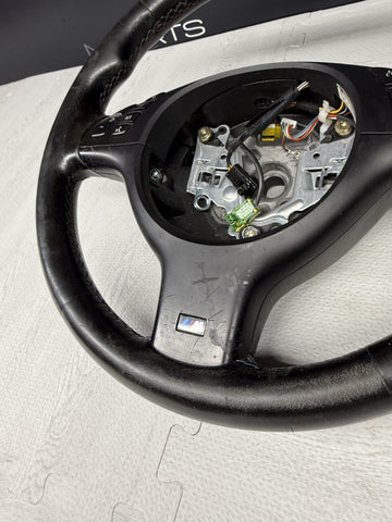 BMW Steering Wheel 01-06 E46 M3 Stock MANUAL 32342282020 GRADE B