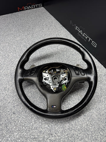 BMW Steering Wheel 01-06 E46 M3 Stock SMG 32342282020 Complete