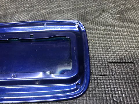 BMW E90 M3 REAR FUEL GAS FILLER CAP COVER DOOR LID BRACKET INTERLAGOS BLUE