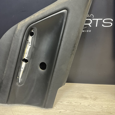 BMW E46 M3 01-06 Coupe Rear Left Door Cards Black Genuine 51437890743