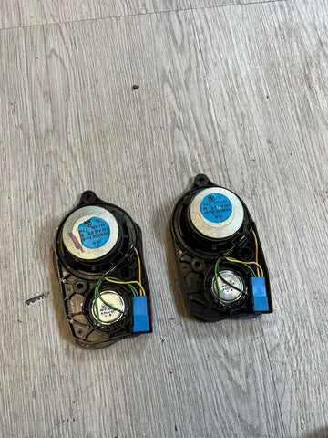 01-06 BMW E46 M3 HAES FRONT MID RANGE TWEETER SPEAKERS 65138374697
