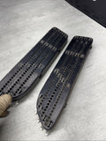 01-06 BMW E46 M3 Left Right Fender Vent Grilles Grills Trims Chrome Genuine OEM