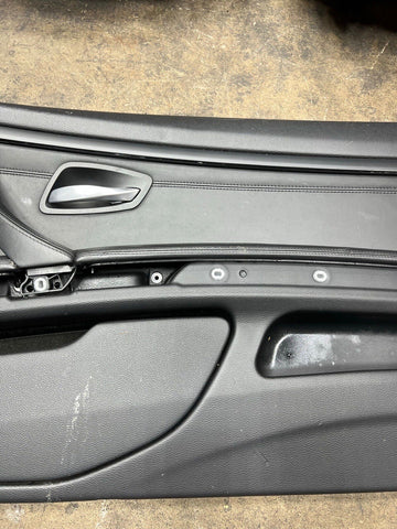08-13 BMW E92 M3 Original Black Interior Front Right Passenger Door Card Panel