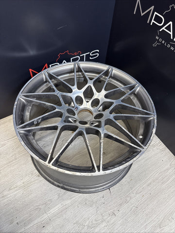 15-20 BMW F80 F82 F83 M3 M4 666M 20” Rear OEM Wheel Rim 20x10 *BENT