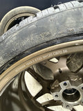 Rohana RFX11 5x120 19x9.5 19x11 Brushed Bronze Rims Wheels Set