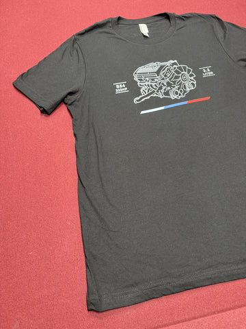 Mpartsworldwide X Precision Tee T Shirt T-Shirt 2025 Black S54 Design XXL