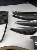06-07 OEM BMW E63 E64 M6 Front Rear Door Dash Center Console Carbon Trim *Notes*