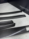 BMW E92 E93 M3 08-133 Carbon Fiber Interior  Console Panel Cover Trim Kit Set