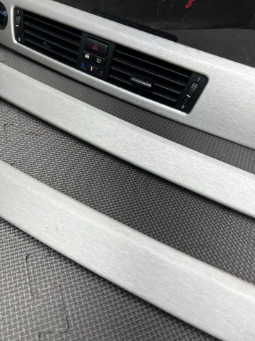 08-13 OEM BMW E92 E93 M3 Brushed Aluminum Interior Trim Dash Panels SET