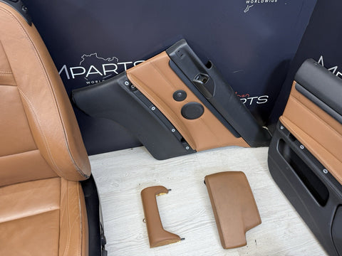 07-13 BMW E92 335 Coupe Original Saddle Brown Interior Seats Complete Heated