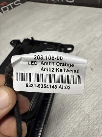 2018 BMW F80 F82 F83 M3 M4 Radio Climate Control Panel Gloss Black Ambient LED