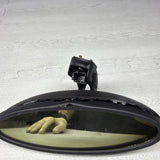 01-06 BMW E46 M3 Rearview Rear View Oval Mirror Inner Housing *Notes*