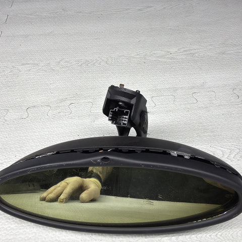 01-06 BMW E46 M3 Rearview Rear View Oval Mirror Inner Housing *Notes*