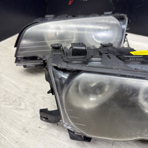 2001 BMW E46 M3 ORIGINAL Single Xenon Headlights Head Lights *NOTES*