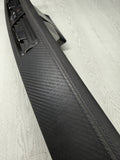 06-11 BMW E90 E92 E93 328 330 335 M3 DASH TRIM CARBON LEATHER 52850610 OEM