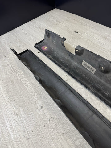 01-06 BMW E46 M3 Rocker Panel Side Skirts OEM Carbon Black *Notes*